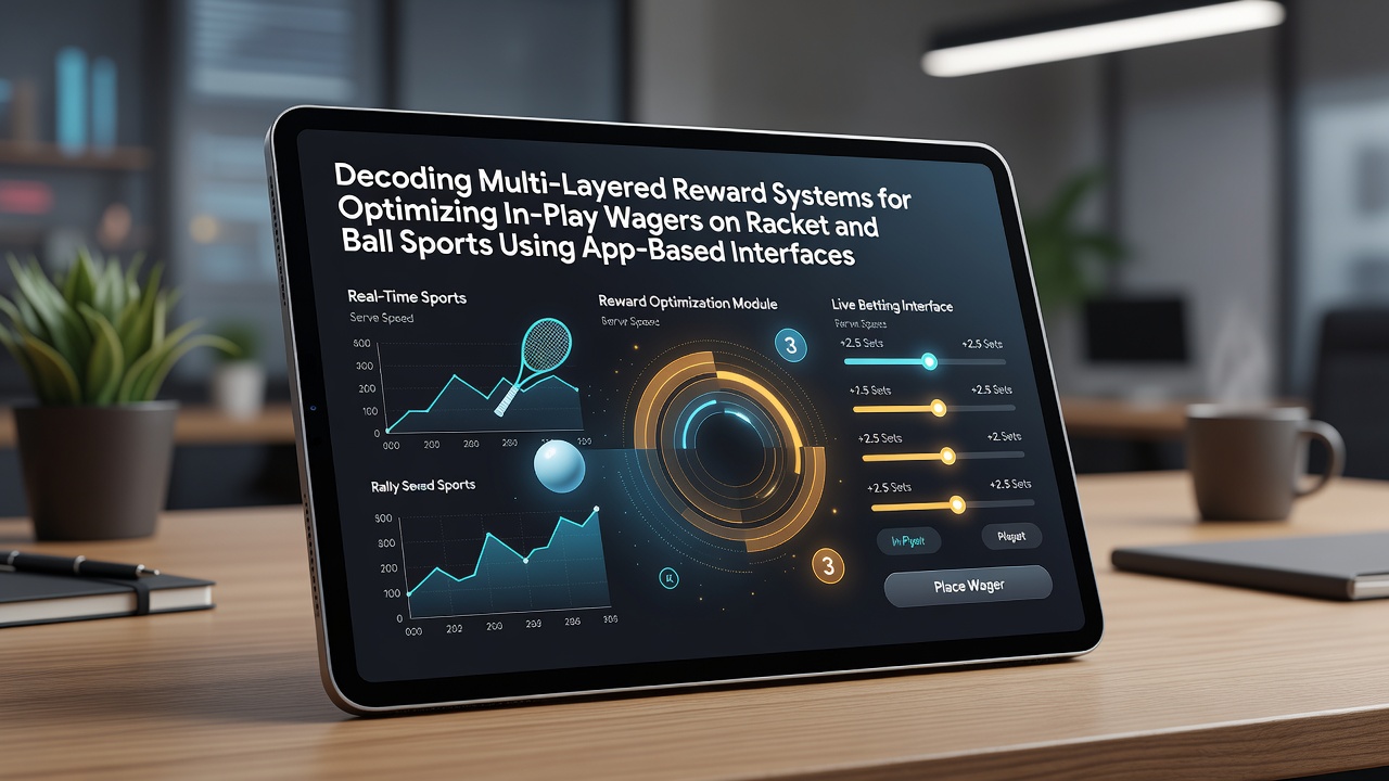 Mobile App-Oberfläche zeigt Belohnungsebenen für Live-Wetten auf Tennis und Fußball