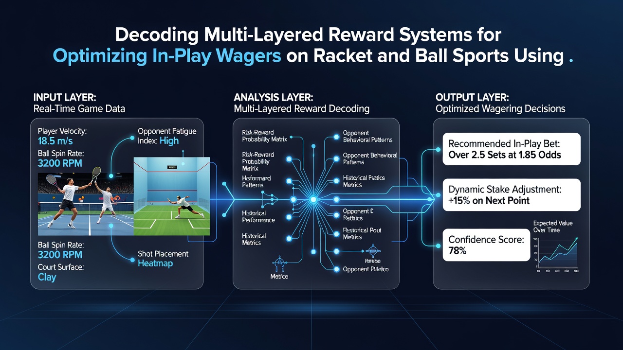 Darstellung vernetzter Belohnungsebenen in einer Sportwetten-App für Racket- und Ballsportarten