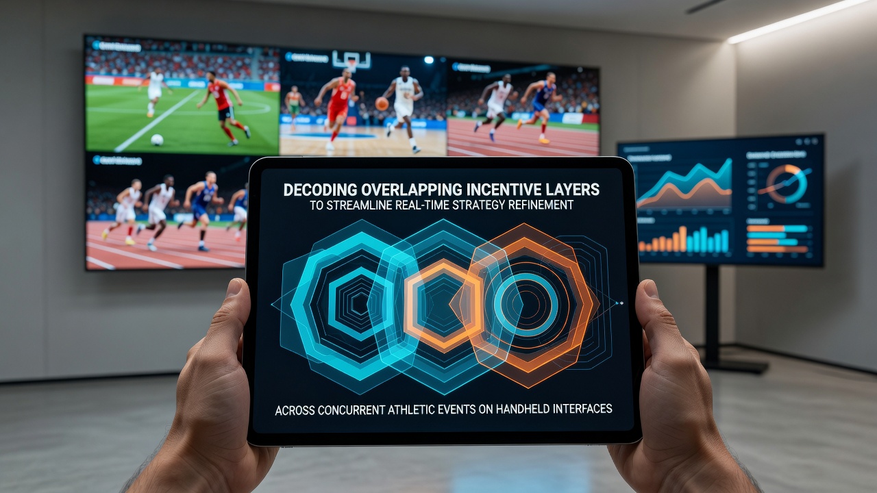 Mobile App Oberfläche zeigt überlappende Bonusindikatoren für Fußball und Tennis Events