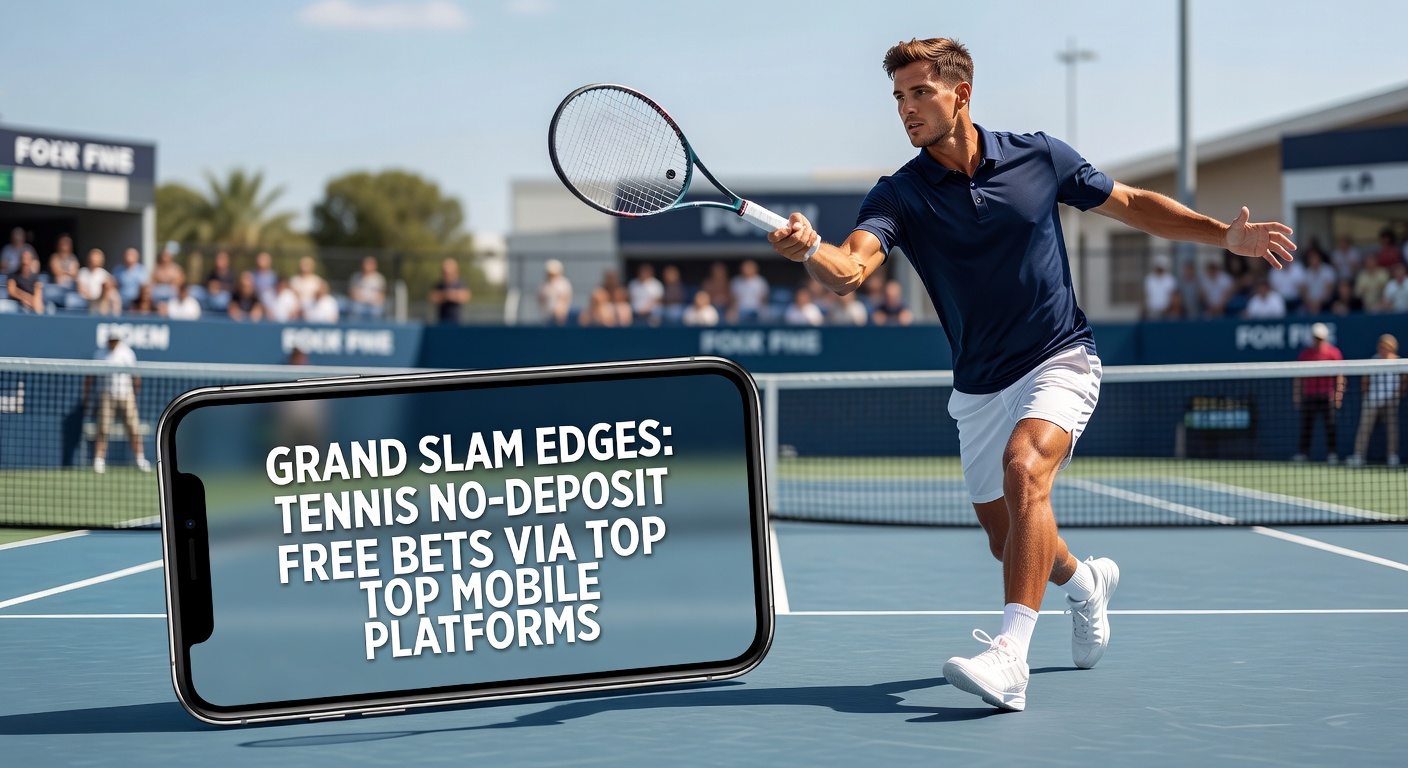 Tennisspieler bei einem Grand-Slam-Match auf Clay-Court mit jubelnden Zuschauern im Hintergrund, symbolisch für spannende Wetten ohne Risiko