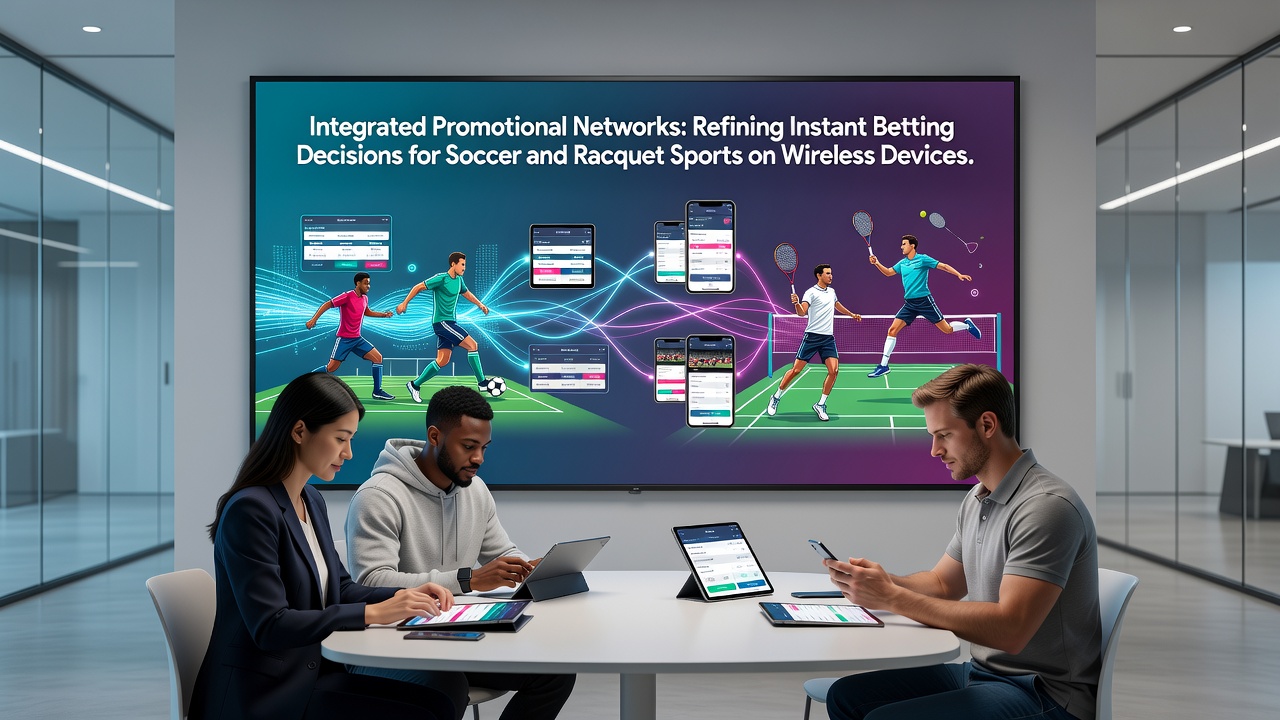 Integrierte Werbenetzwerke und mobile Wettentscheidungen für Fußball sowie Tennis auf Smartphones