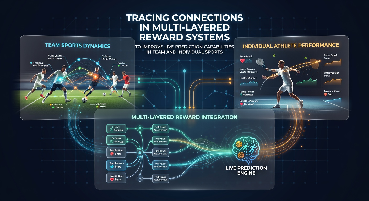 Netzwerke von Belohnungsebenen in Sportwetten-Apps mit Verbindungen zu Live-Datenströmen in Fußball und Tennis